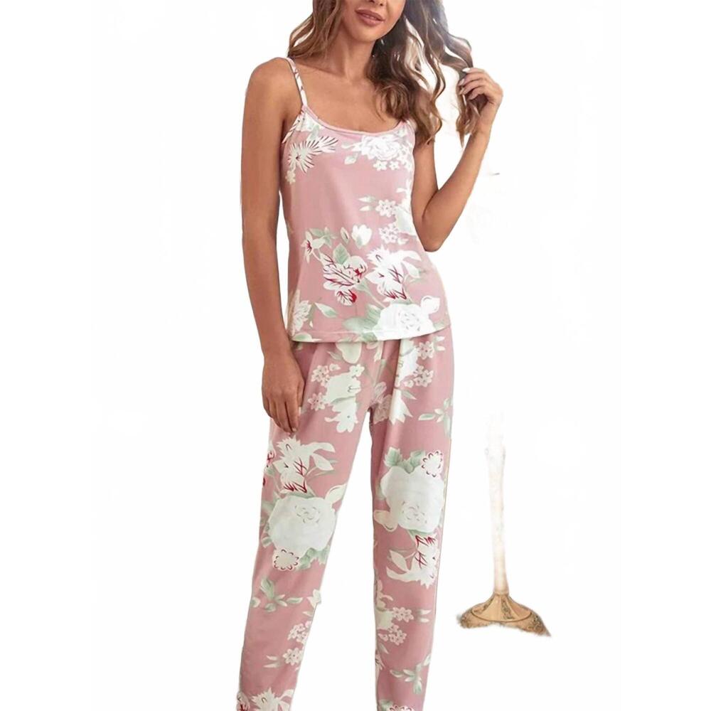 NEW WHOLESALESIR 3 piece roses pajama set in multi